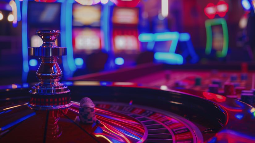 Studio live dealer dengan tampilan multi-kamera di aplikasi fun4d